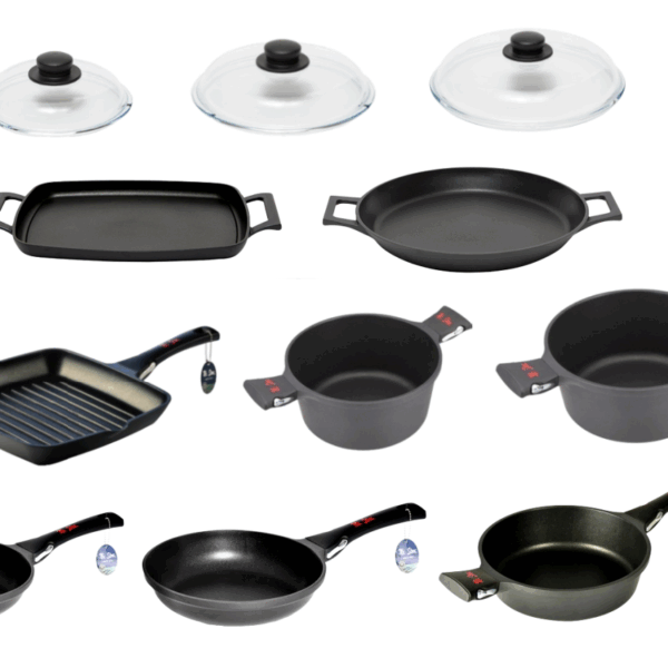 Batería cocina completa Mr. Stove 15 piezas + 5 protectores + batidor y pelador, Envío Gratis