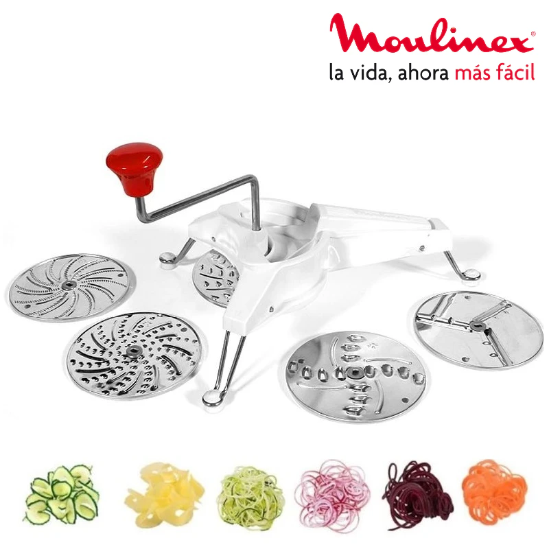 Moulinex Julienne rallador picador 5 discos - Imagen 2